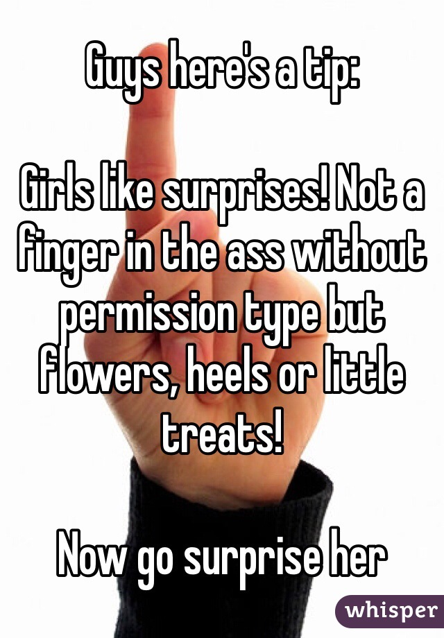 Girl Gets Surprise Finger Up Her Ass